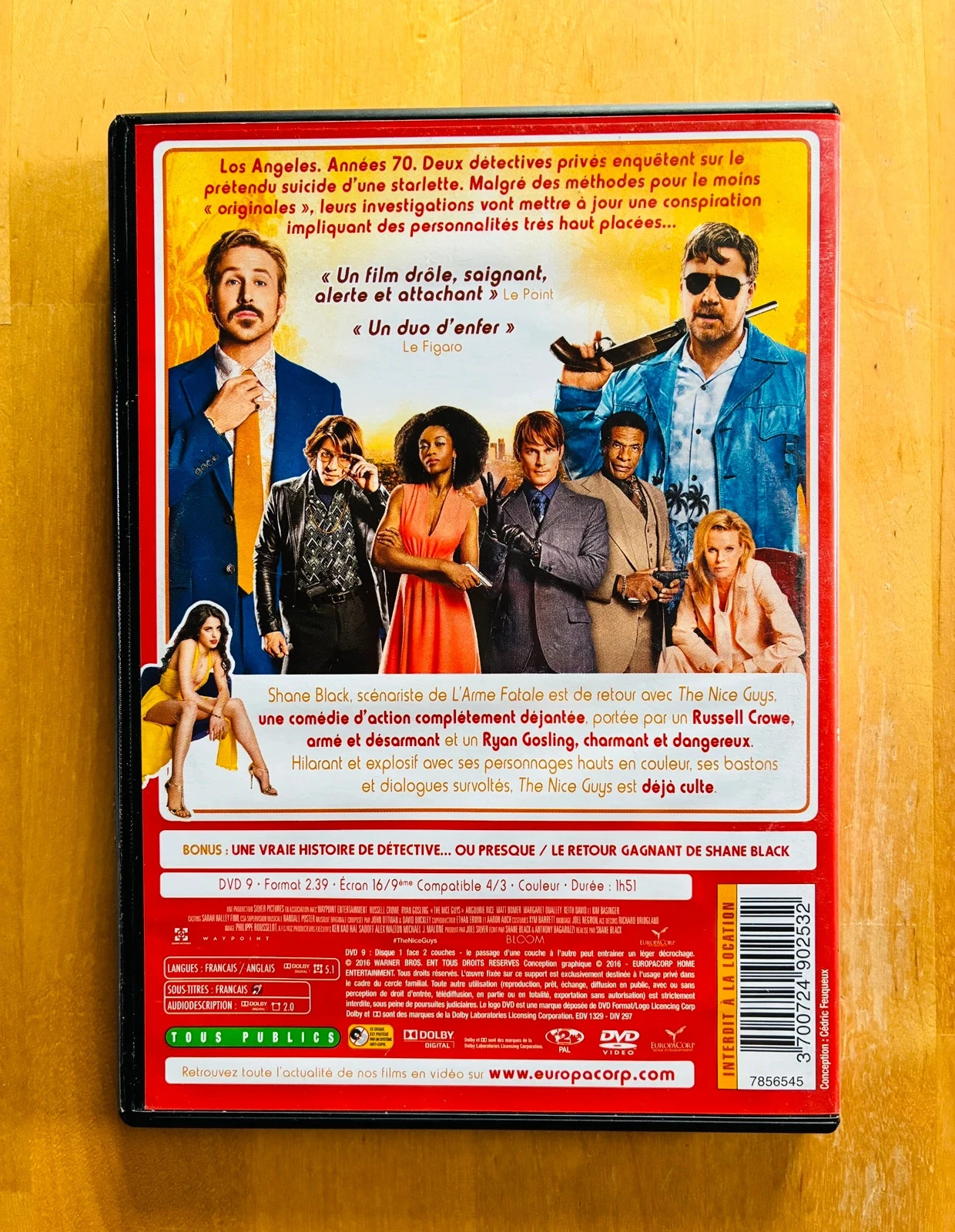 DVD Os Caras Legais Russell Crow Ryan Gosling. – photo 3